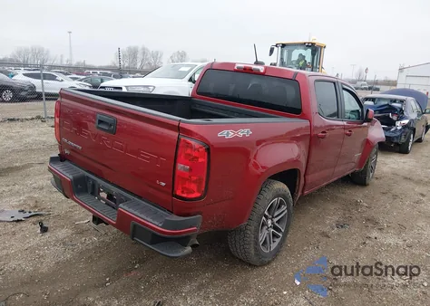 2021 Chevrolet Colorado 4Wd Short Box Wt z USA, uszkodzony, nr VIN 1GCGTBEN6M1132220